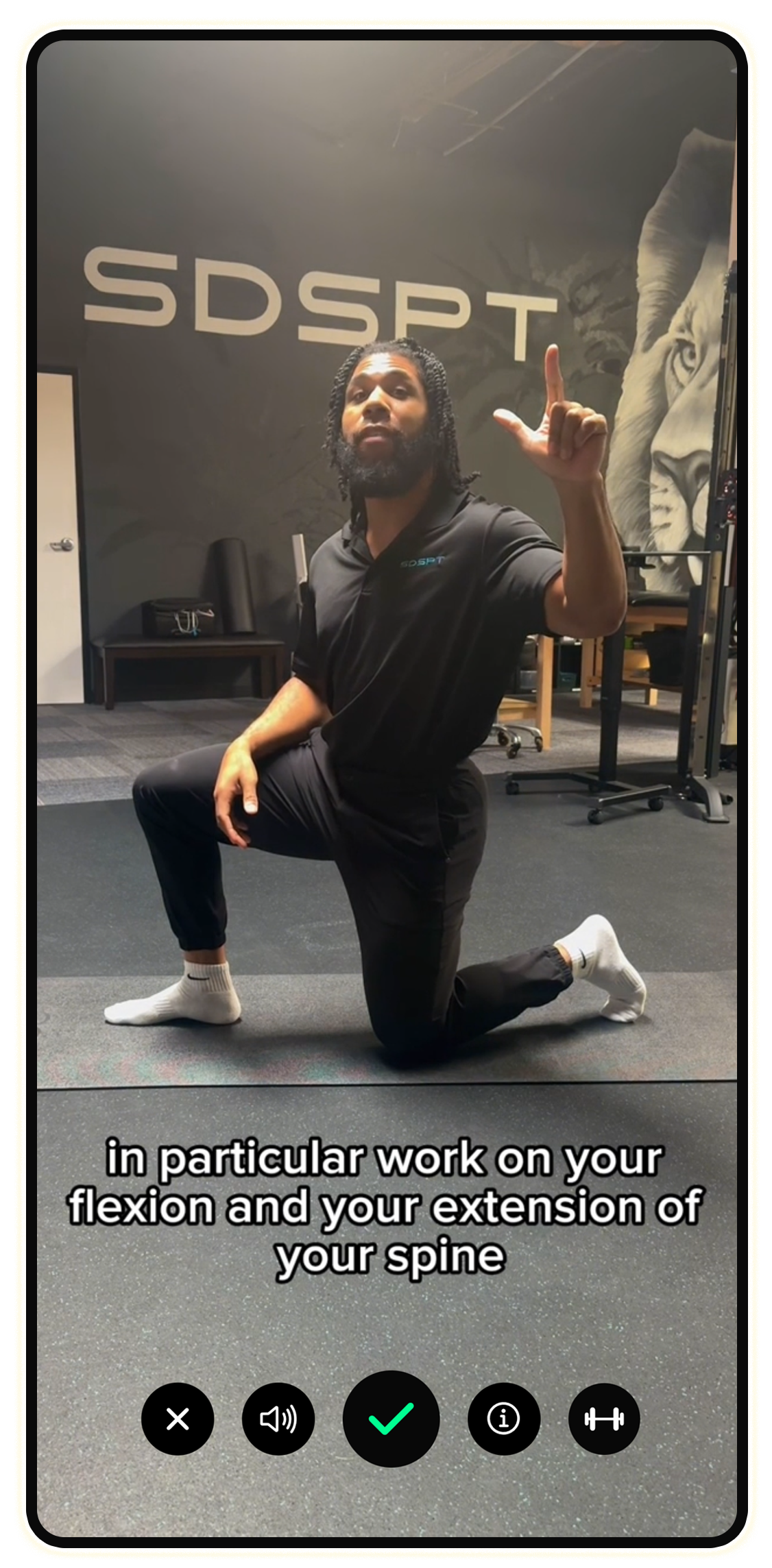 SDSPT App - Exercise Video